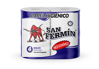 Papel Higiénico San Fermín Azul X 4