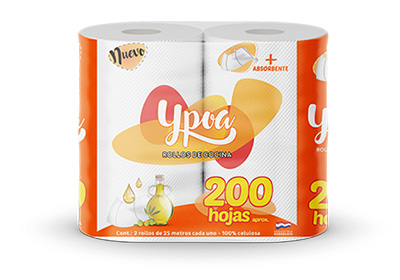 Toalla de cocina Ypoa Naranja X 2